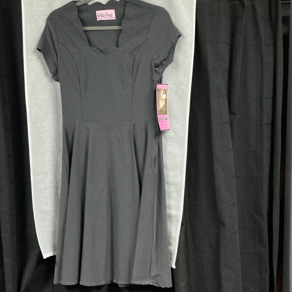 Bettie Page Charcoal  Dress
